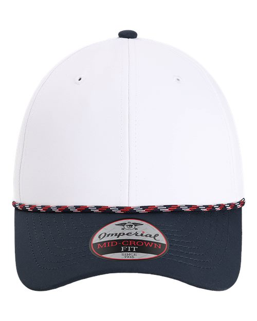 The Wingman Cap - Front - B06595490 - White/ Navy/ Navy/ Red/ White