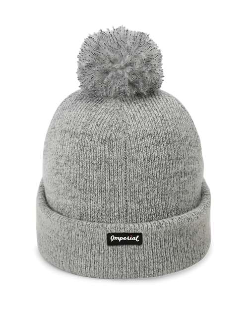 The Mammoth Cuffed Beanie - Back - B11995090 - Light Grey
