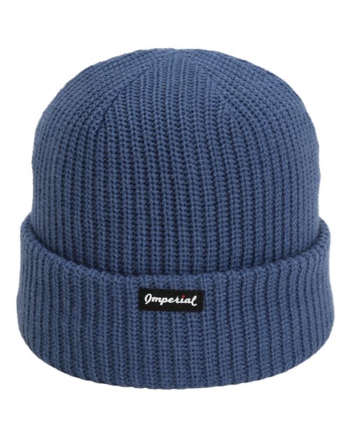 The Mogul Cuffed Beanie - Back - B12095250 - Breaker Blue