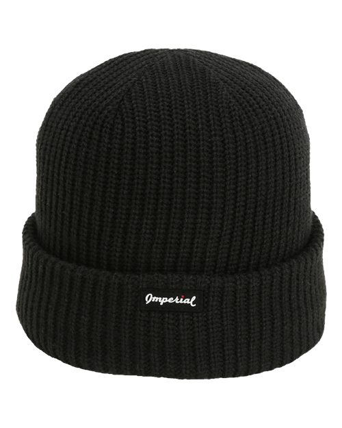 The Mogul Cuffed Beanie - Back - B12095500 - Black