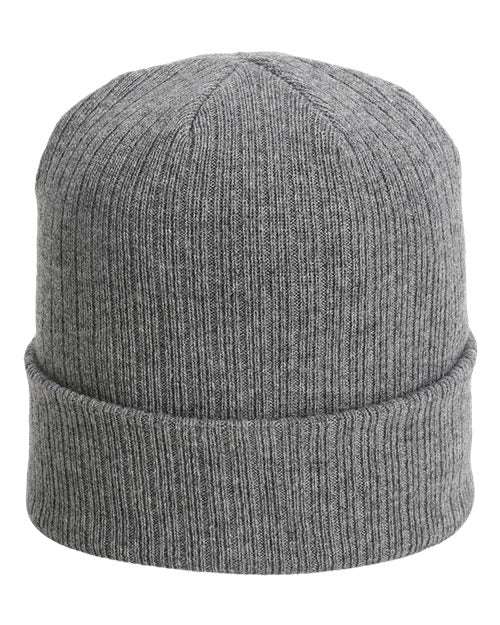The Edelweiss Cuffed Beanie - Back - B25095100 - Graphite