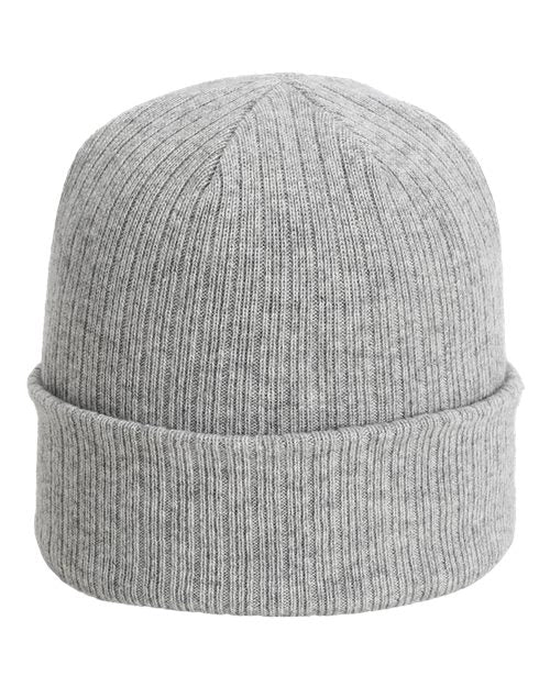The Edelweiss Cuffed Beanie - Back - B25095590 - Fog