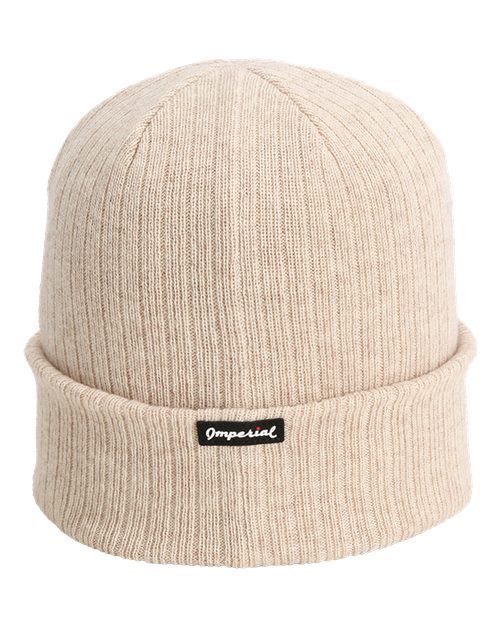 The Edelweiss Cuffed Beanie - Front - B25095240 - Sand