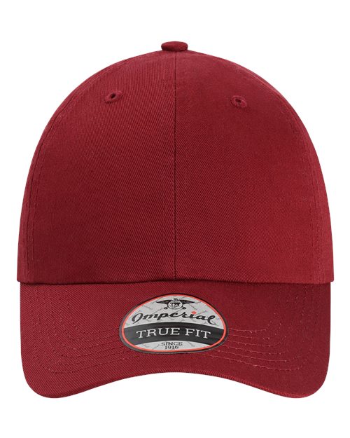 The Original Buckle Dad Hat - Front - B25195530 - Maroon