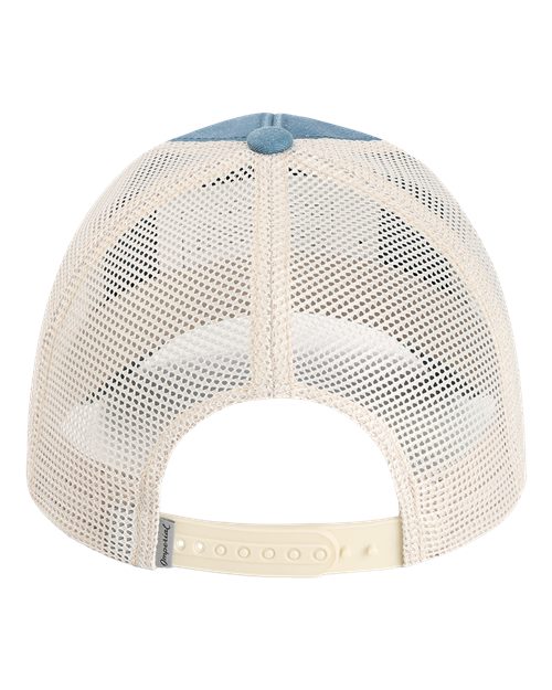 The Gambit Mesh Back Cap - Back - B34895250 - Breaker Blue/ Stone