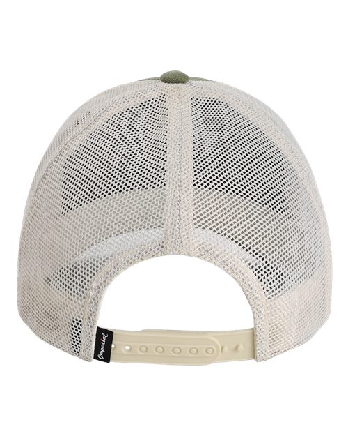 The Gambit Mesh Back Cap - Back - B34895540 - Olive Green/ Stone