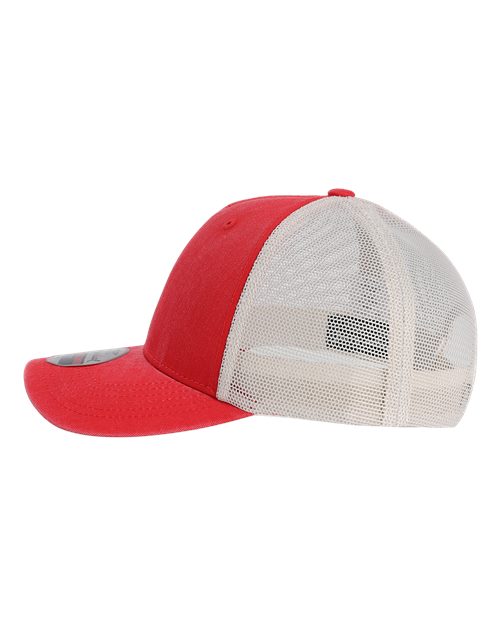 The Gambit Mesh Back Cap - DirectSide - B34895700 - Nantucket Red/ Stone
