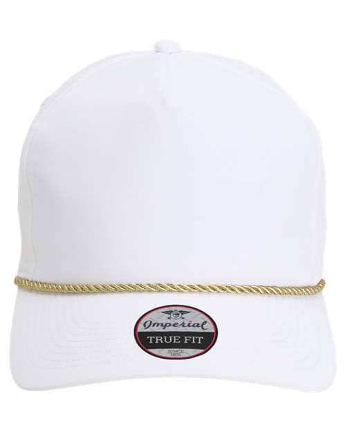 The Wrightson Cap - Front - B51195050 - White/ Metallic Gold