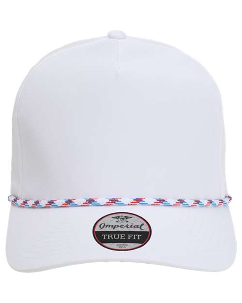 The Wrightson Cap - Front - B51195120 - White/ Light Blue-Red