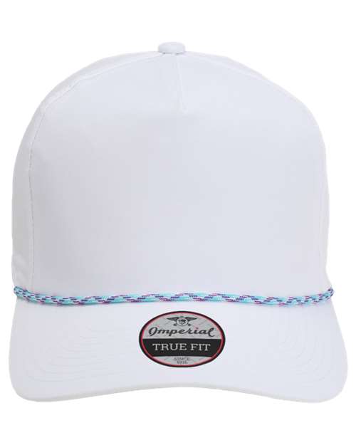The Wrightson Cap - Front - B51195140 - White/ Teal-Purple