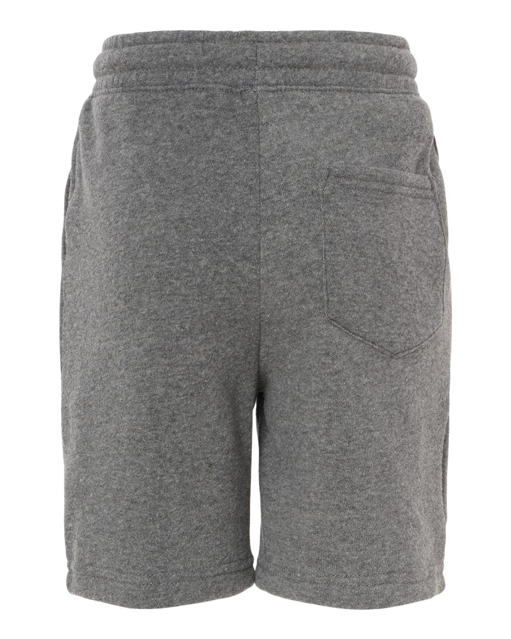 Toddler Lightweight Special Blend Fleece Shorts - Back - B03976353 - Nickel