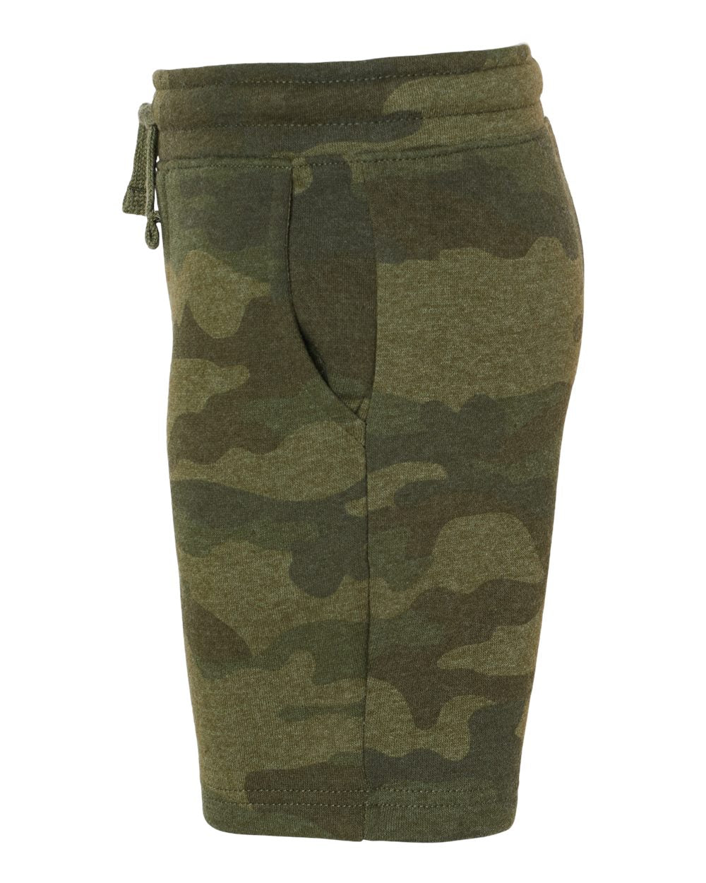 Toddler Lightweight Special Blend Fleece Shorts - DirectSide - B03976623 - Forest Camo Heather
