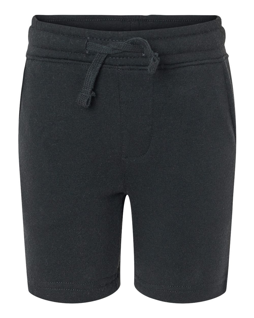 Toddler Lightweight Special Blend Fleece Shorts - Front - B03976503 - Black