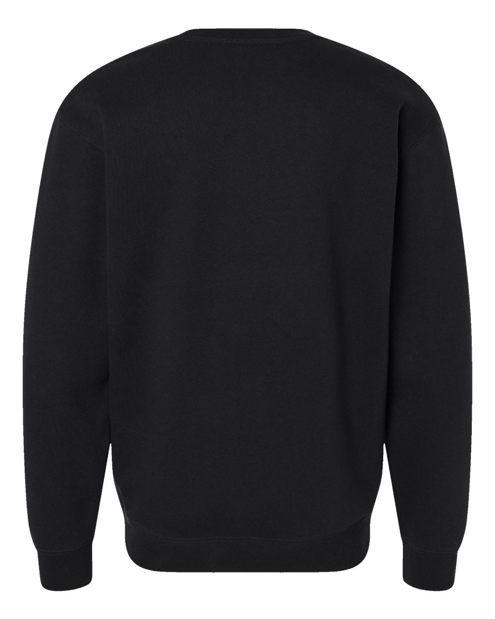 Unisex Heavyweight Crewneck Sweatshirt - Back - B04076502 - Black