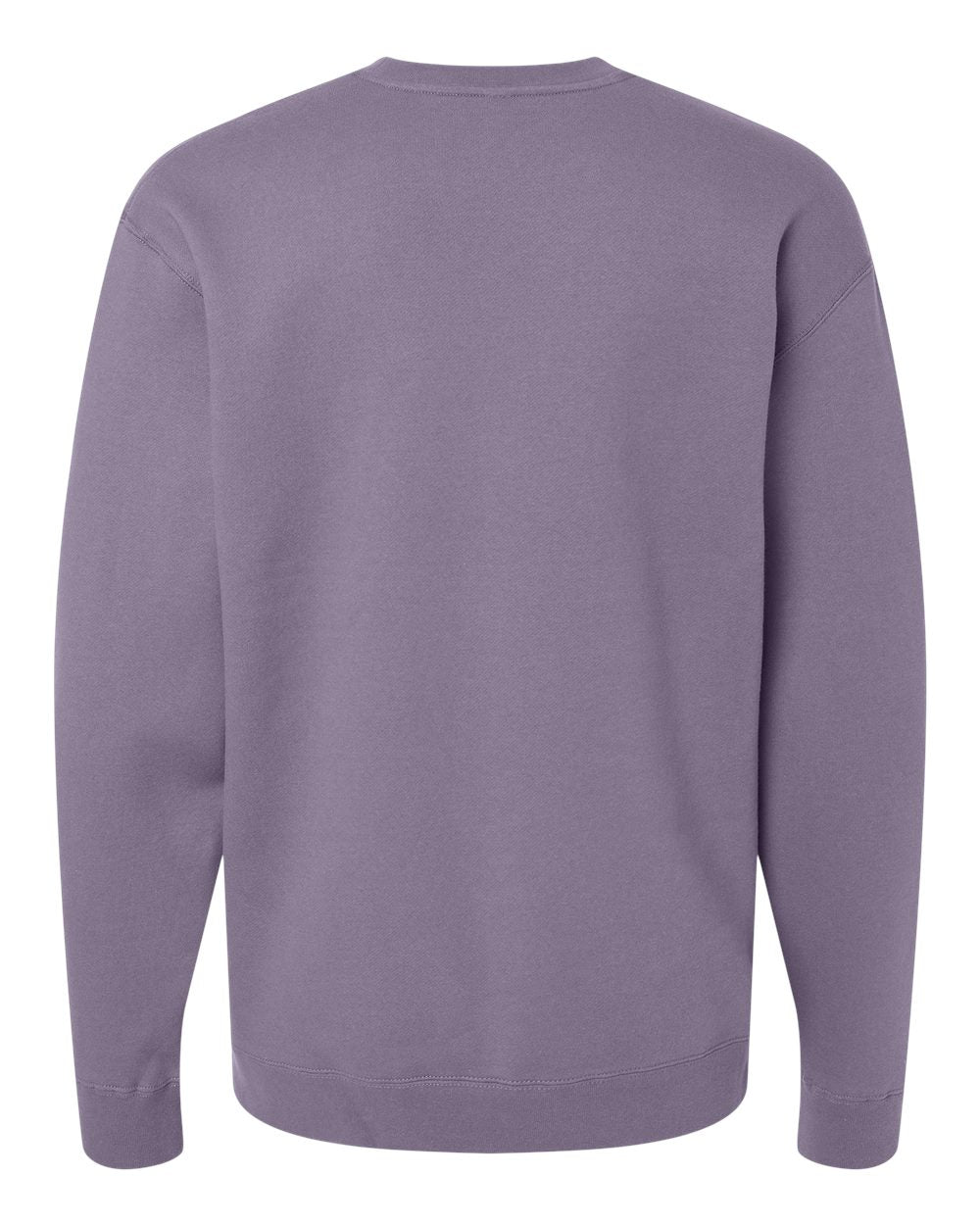 Unisex Heavyweight Crewneck Sweatshirt - Back - B04076512 - Plum
