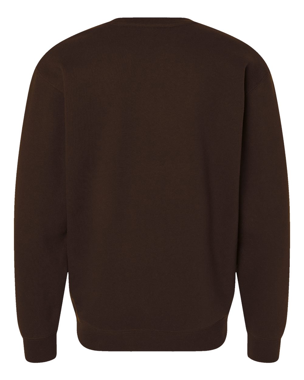 Unisex Heavyweight Crewneck Sweatshirt - Back - B04076572 - Brown
