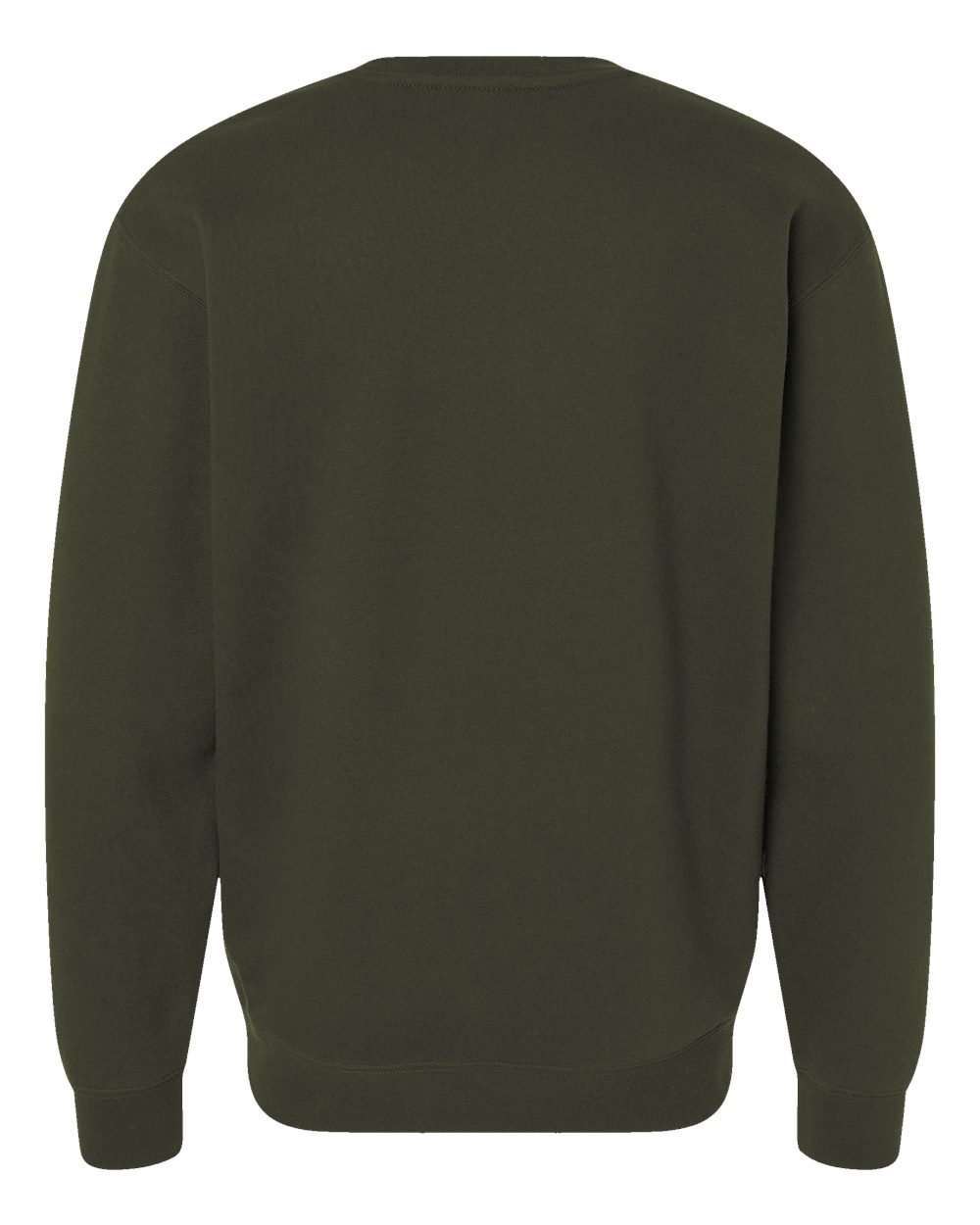Unisex Heavyweight Crewneck Sweatshirt - Back - B04076642 - Army