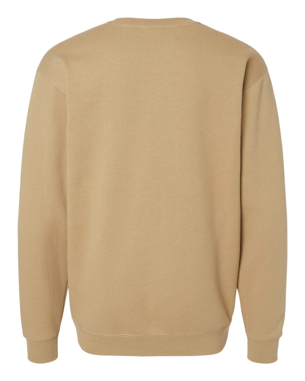 Unisex Heavyweight Crewneck Sweatshirt - Back - B04076732 - Sandstone