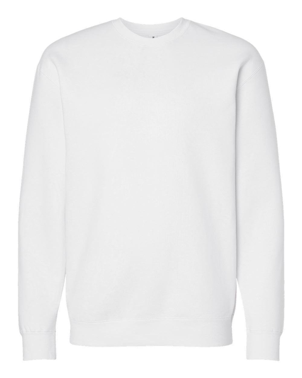 Unisex Heavyweight Crewneck Sweatshirt - Front - B04076002 - White