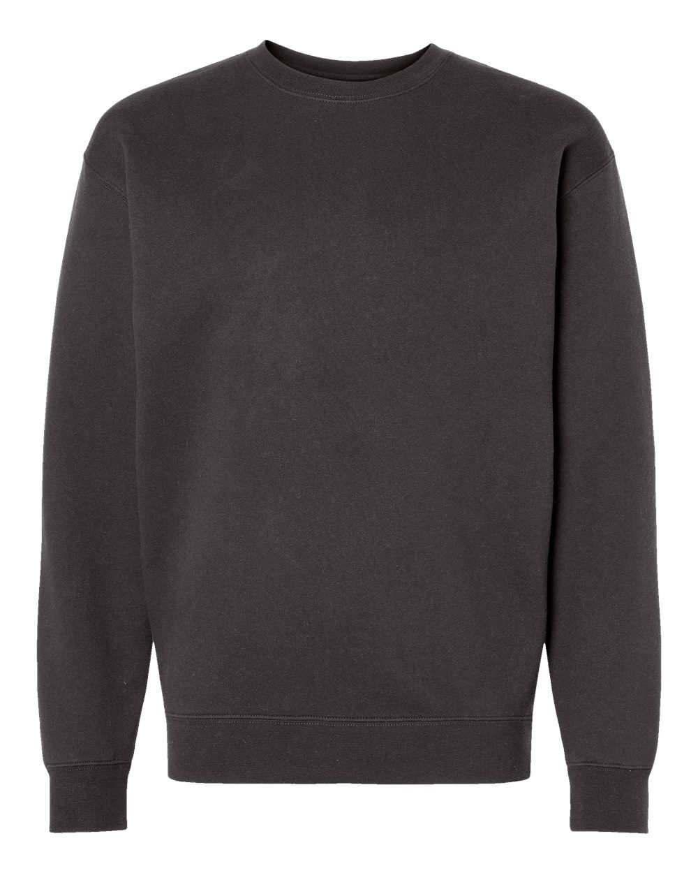 Unisex Heavyweight Crewneck Sweatshirt - Front - B04076492 - Asphalt