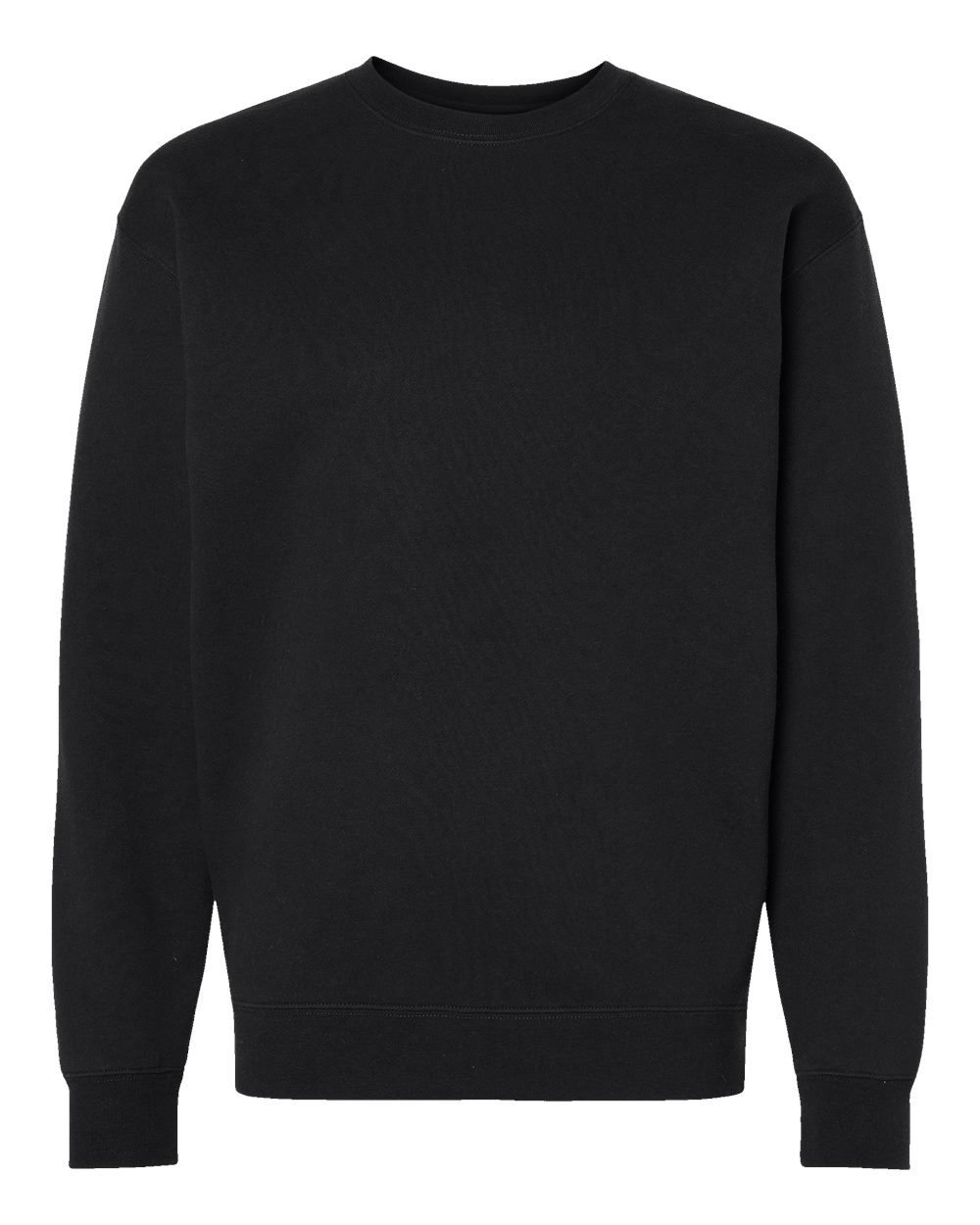 Unisex Heavyweight Crewneck Sweatshirt - Front - B04076502 - Black