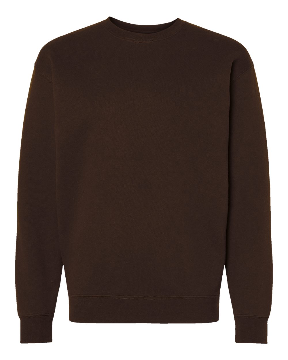 Unisex Heavyweight Crewneck Sweatshirt - Front - B04076572 - Brown