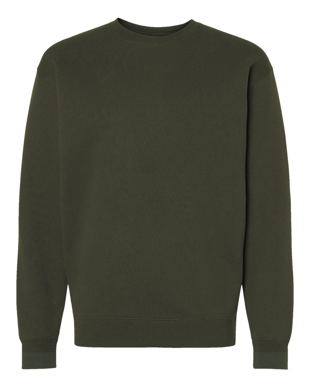 Unisex Heavyweight Crewneck Sweatshirt - Front - B04076642 - Army