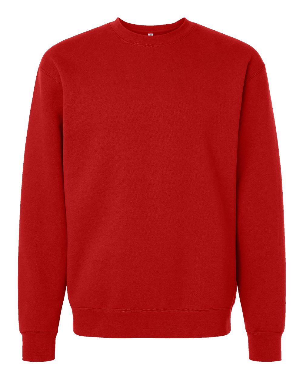 Unisex Heavyweight Crewneck Sweatshirt - Front - B04076702 - Red