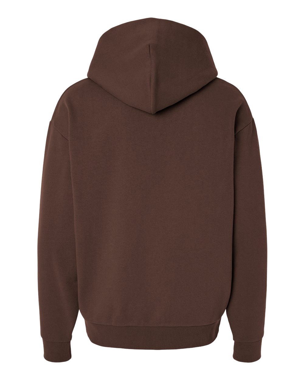 Unisex Mainstreet Hooded Sweatshirt - Back - B04176602 - Brown