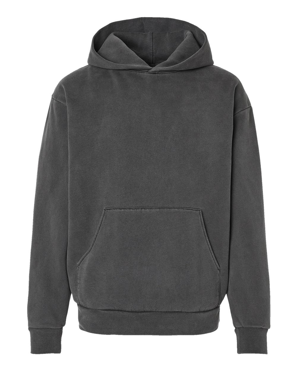 Unisex Mainstreet Hooded Sweatshirt - Front - B04176102 - Pigment Black