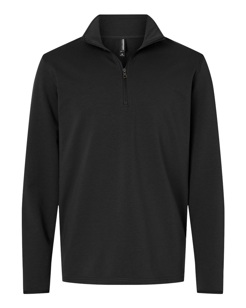 Men's Perform Quarter-Zip Pullover - Front - B00076502 - Black
