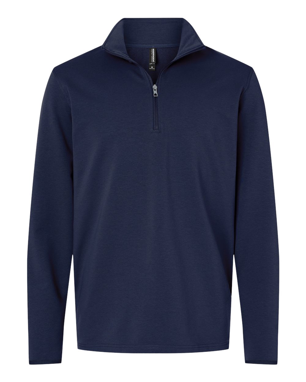 Men's Perform Quarter-Zip Pullover - Front - B00076652 - Classic Navy