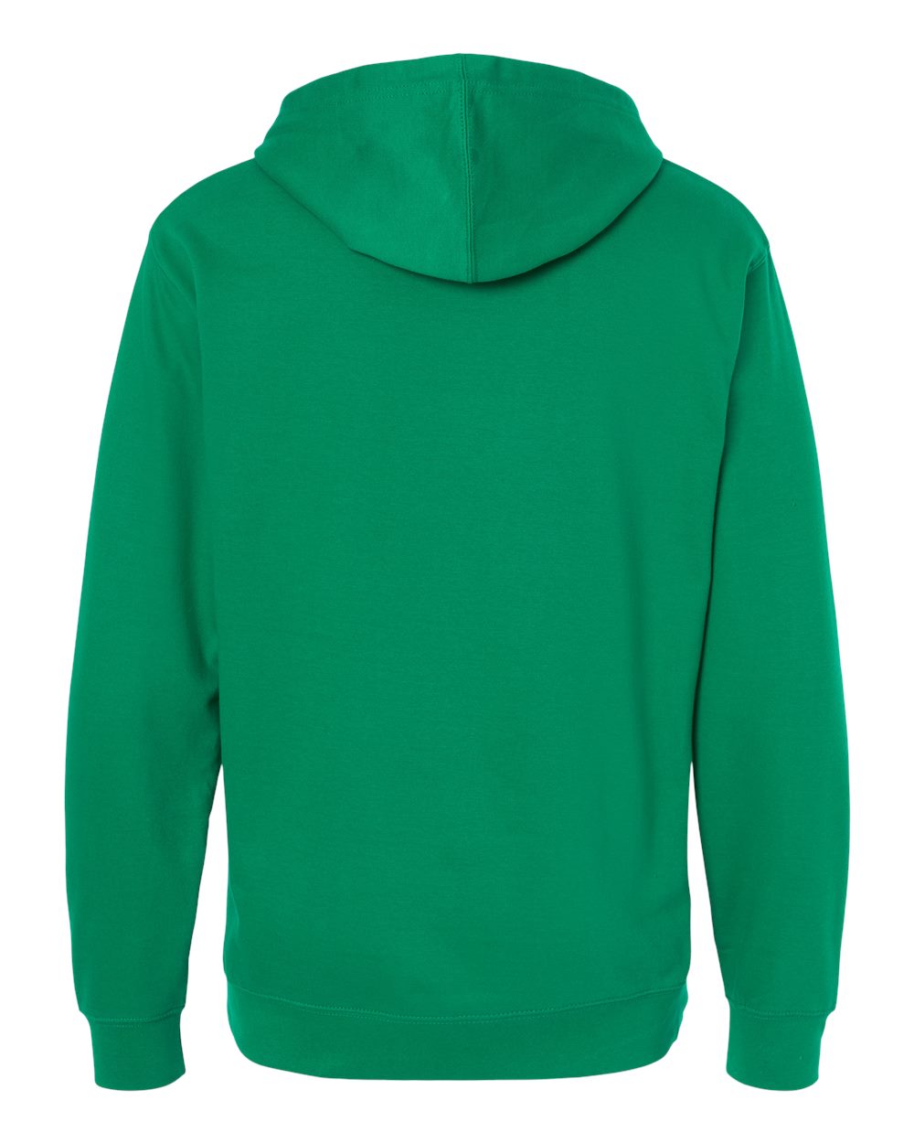 Unisex Midweight Hooded Sweatshirt - Back - B23676072 - Kelly Green