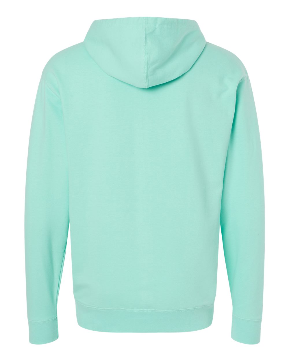 Unisex Midweight Hooded Sweatshirt - Back - B23676192 - Mint