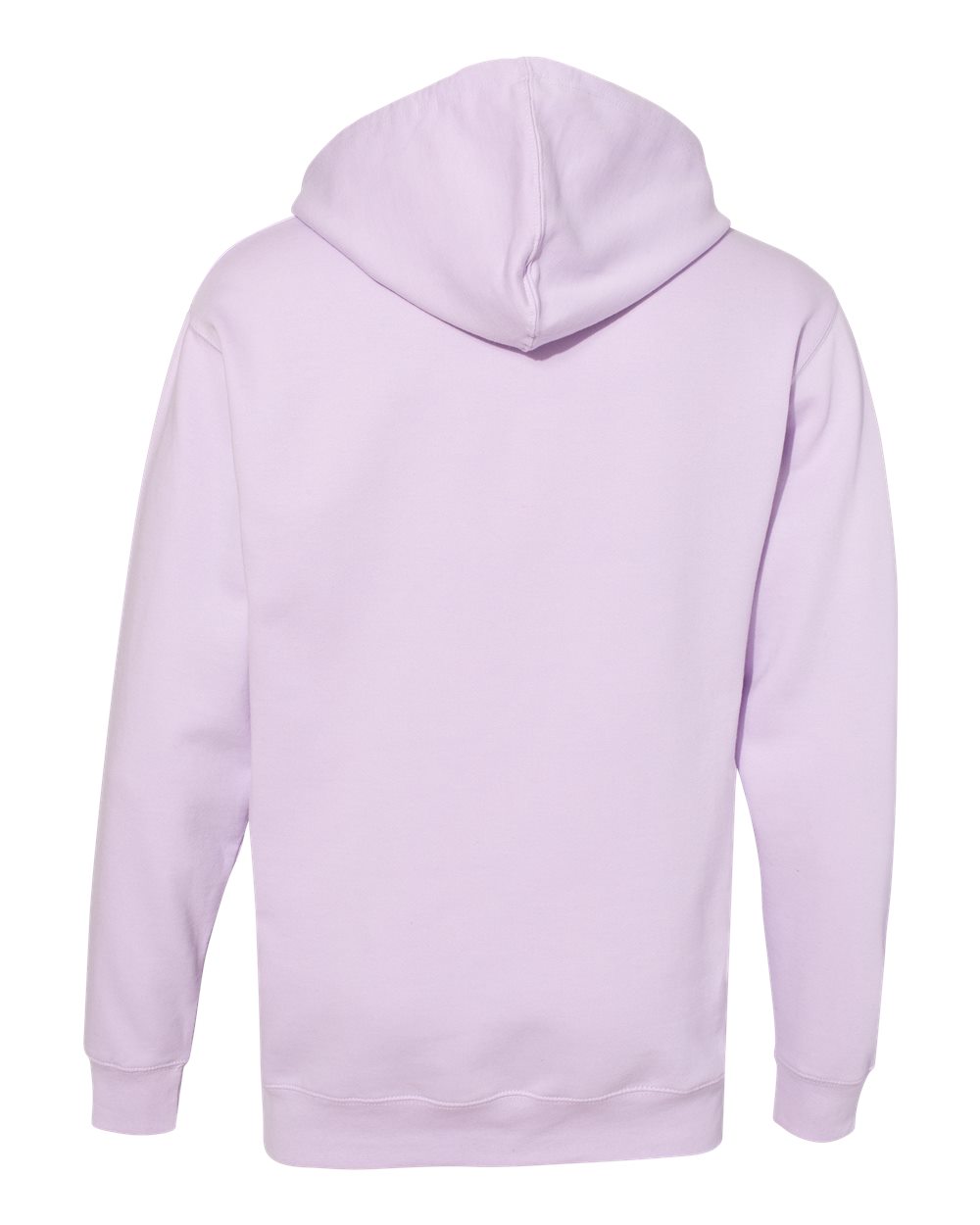 Unisex Midweight Hooded Sweatshirt - Back - B23676212 - Lavender