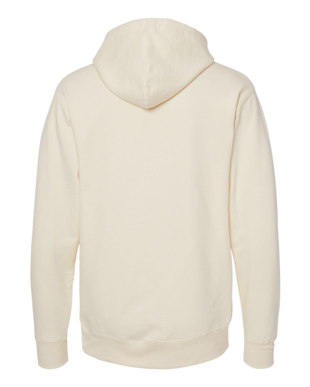 Unisex Midweight Hooded Sweatshirt - Back - B23676242 - Bone