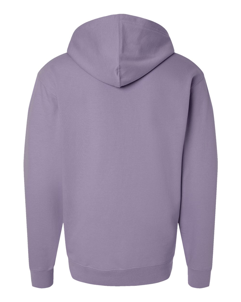 Unisex Midweight Hooded Sweatshirt - Back - B23676452 - Plum