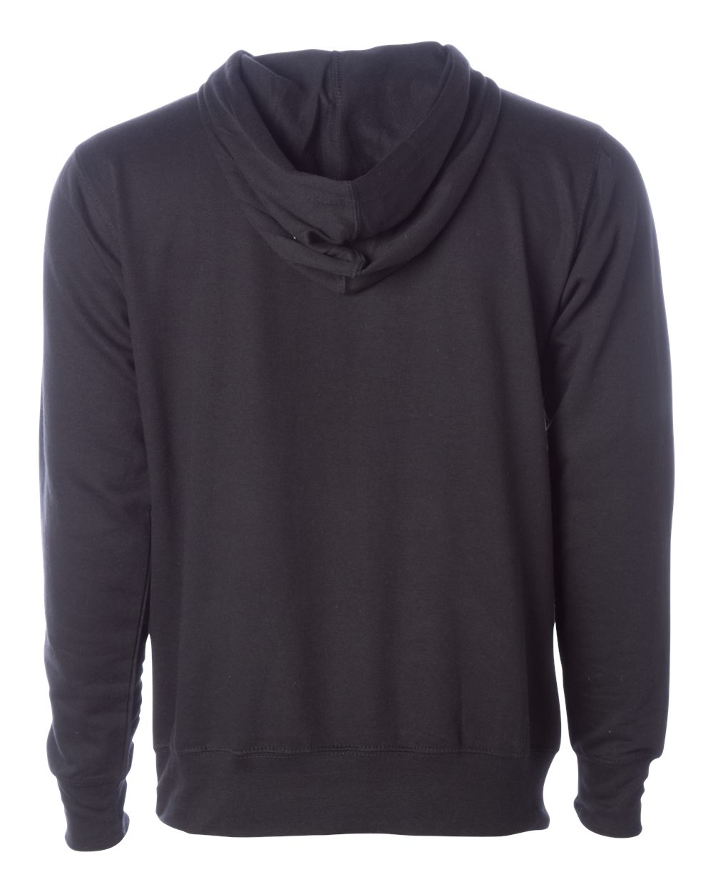 Unisex Midweight Hooded Sweatshirt - Back - B23676502 - Black