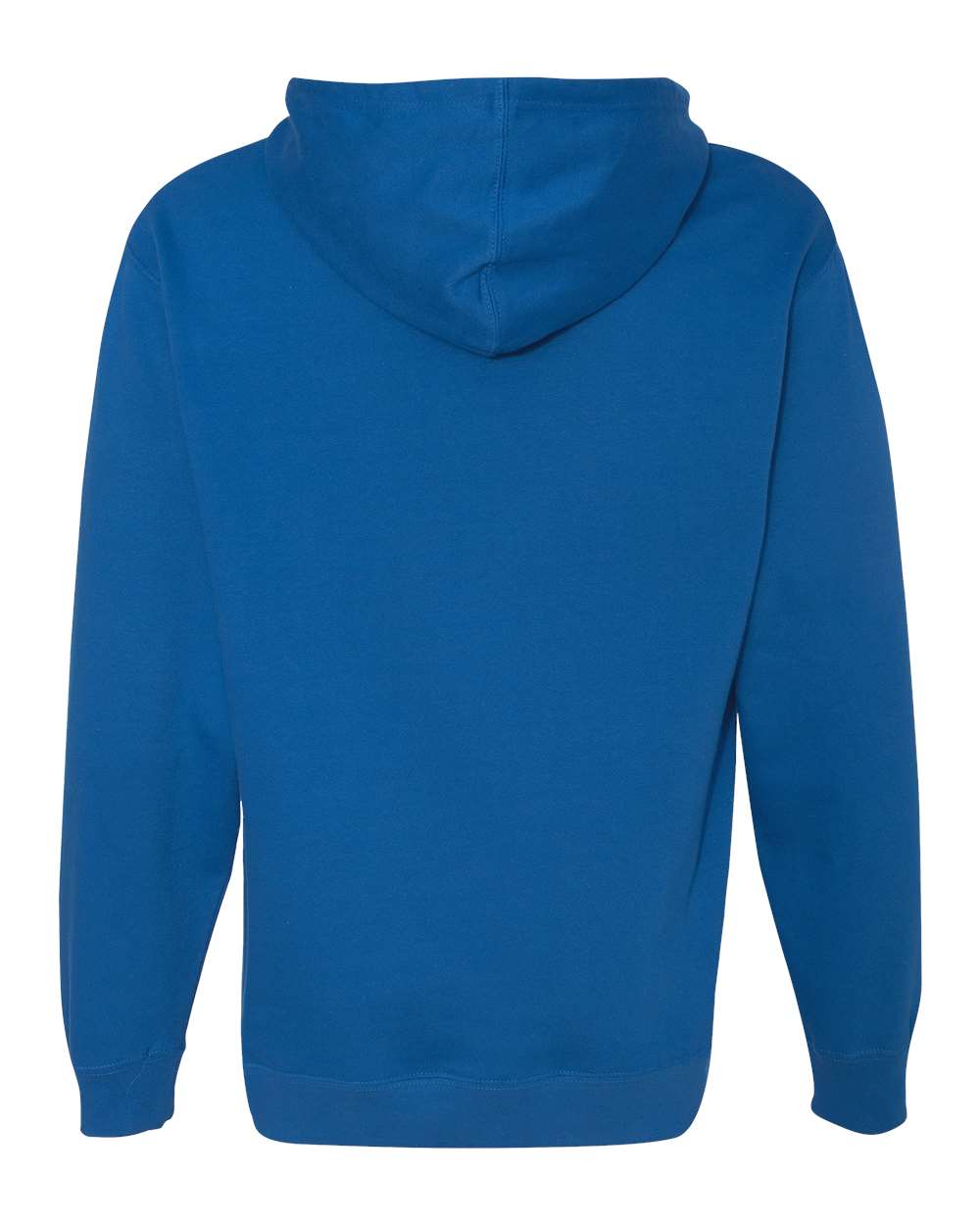 Unisex Midweight Hooded Sweatshirt - Back - B23676752 - Royal