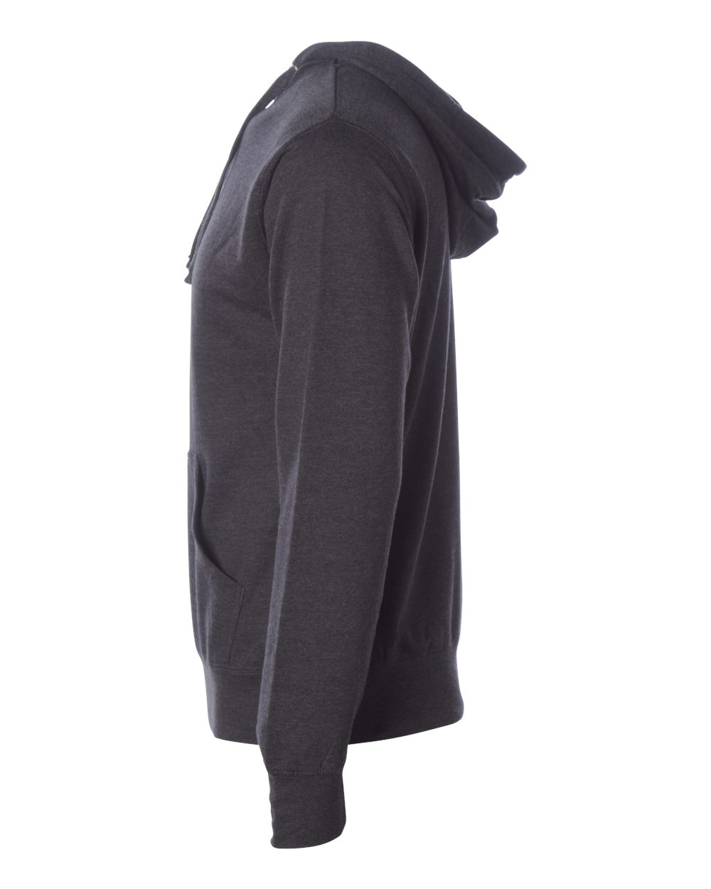 Unisex Midweight Hooded Sweatshirt - DirectSide - B23676092 - Charcoal Heather