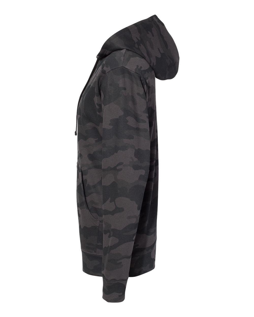Unisex Midweight Hooded Sweatshirt - DirectSide - B23676992 - Black Camo