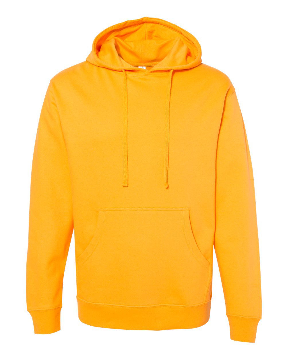 Unisex Midweight Hooded Sweatshirt - Front - B23676122 - Gold