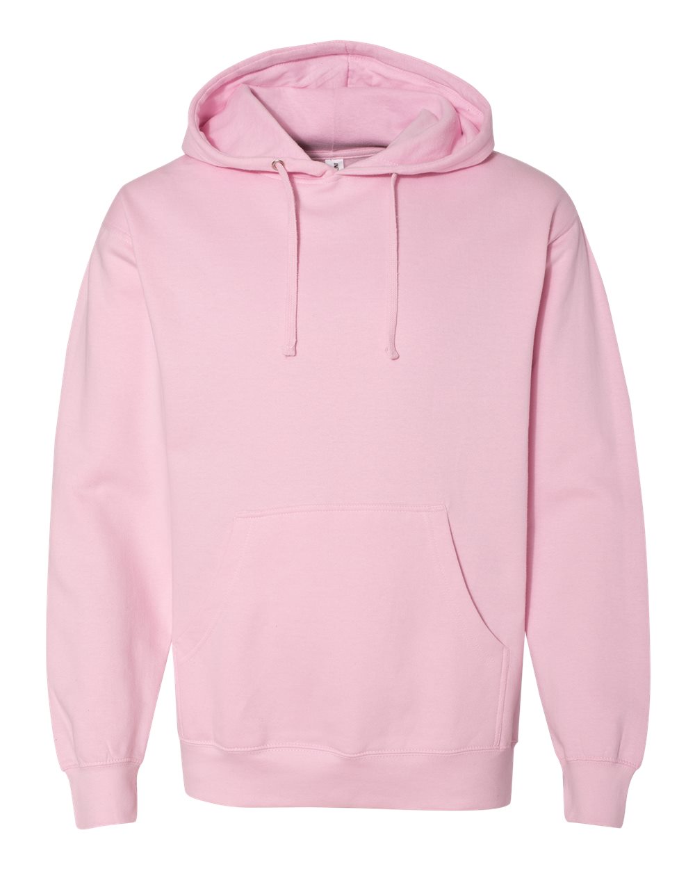 Unisex Midweight Hooded Sweatshirt - Front - B23676302 - Light Pink