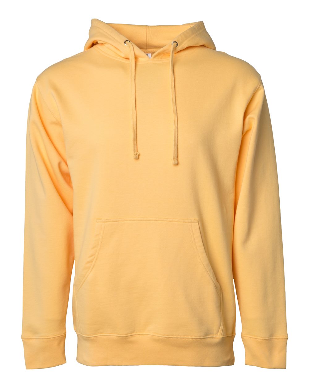 Unisex Midweight Hooded Sweatshirt - Front - B23676322 - Peach
