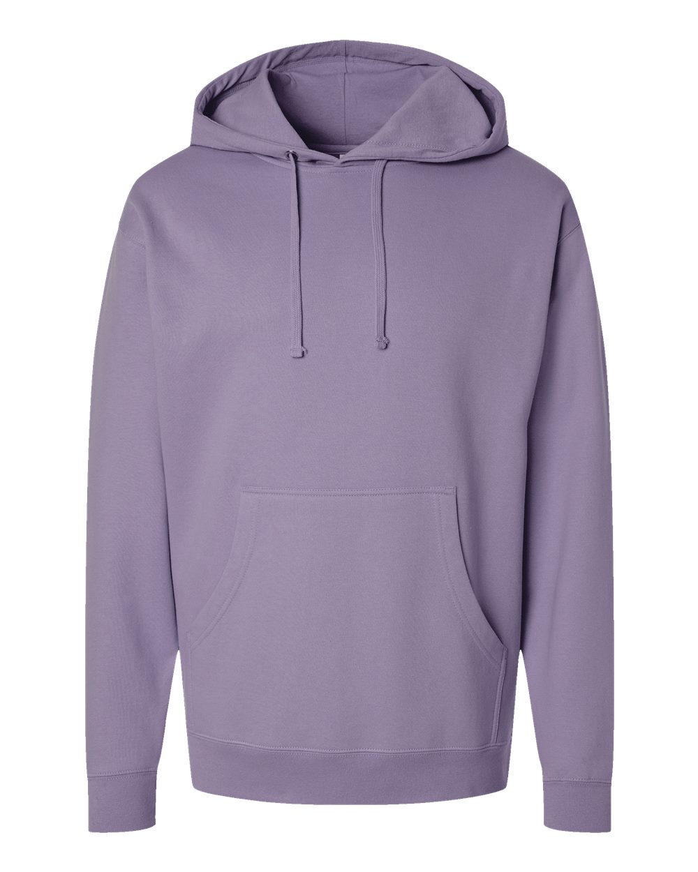 Unisex Midweight Hooded Sweatshirt - Front - B23676452 - Plum