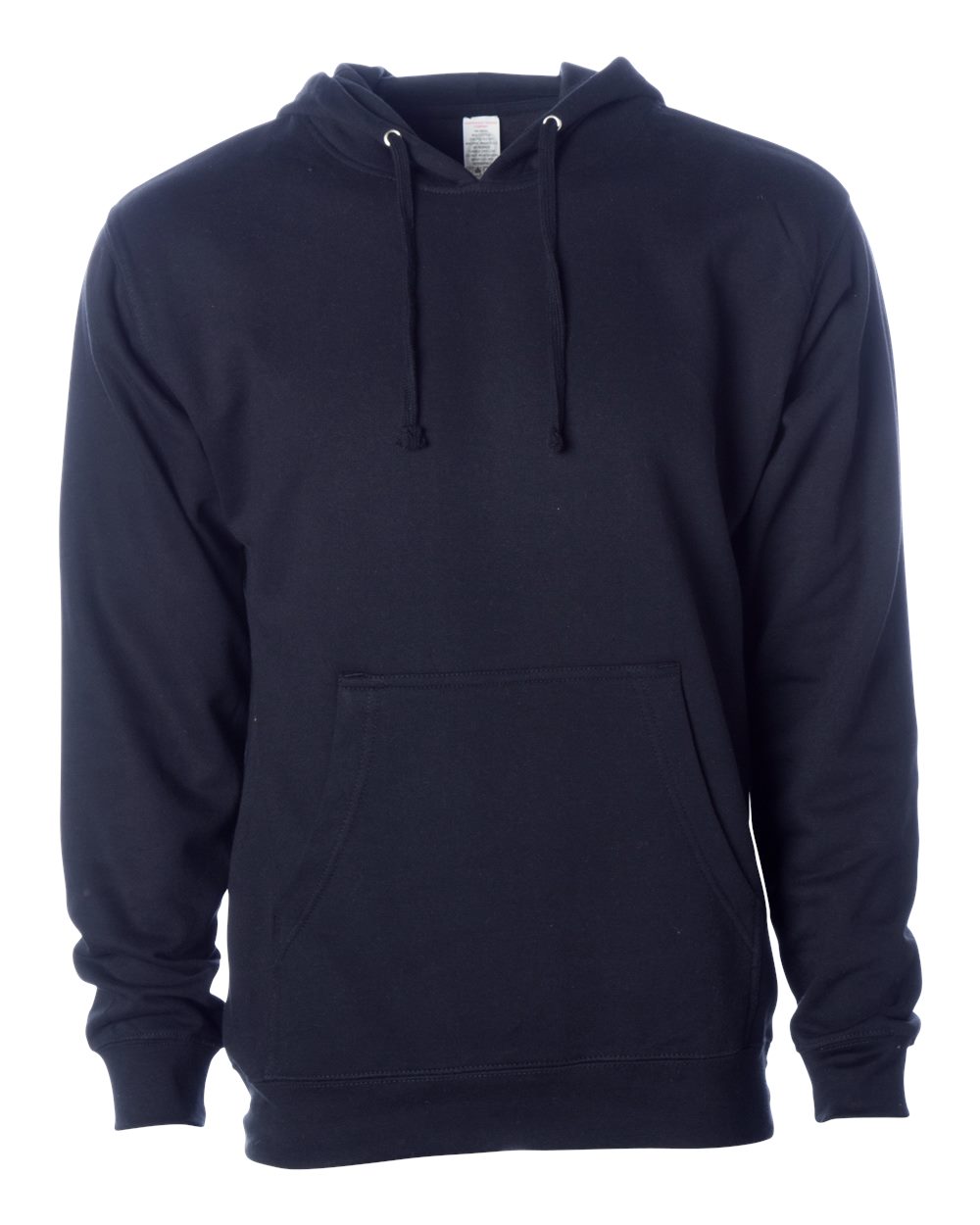 Unisex Midweight Hooded Sweatshirt - Front - B23676652 - Classic Navy