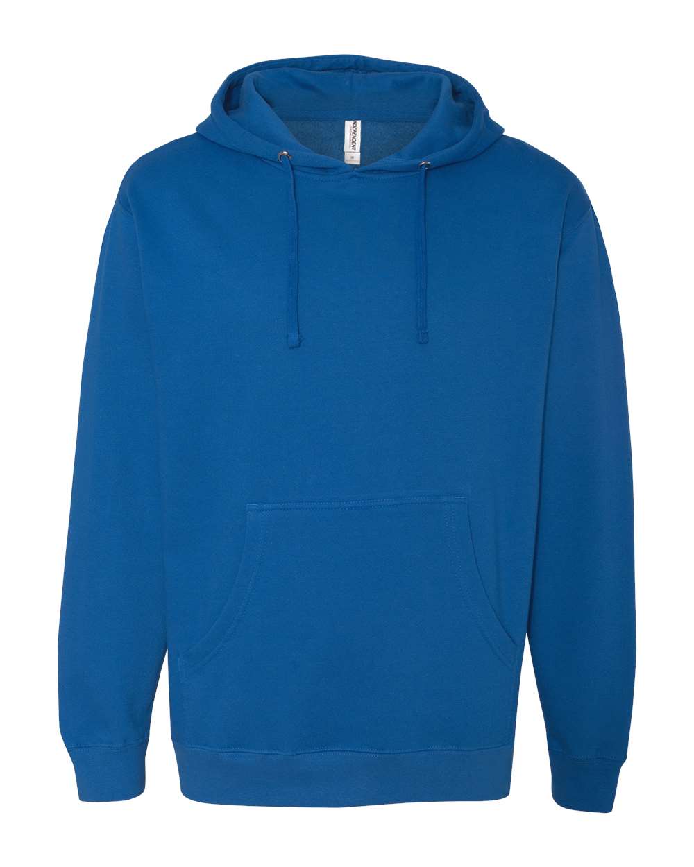 Unisex Midweight Hooded Sweatshirt - Front - B23676752 - Royal