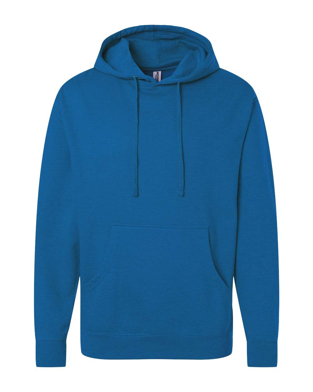 Unisex Midweight Hooded Sweatshirt - Front - B23676762 - Royal Heather