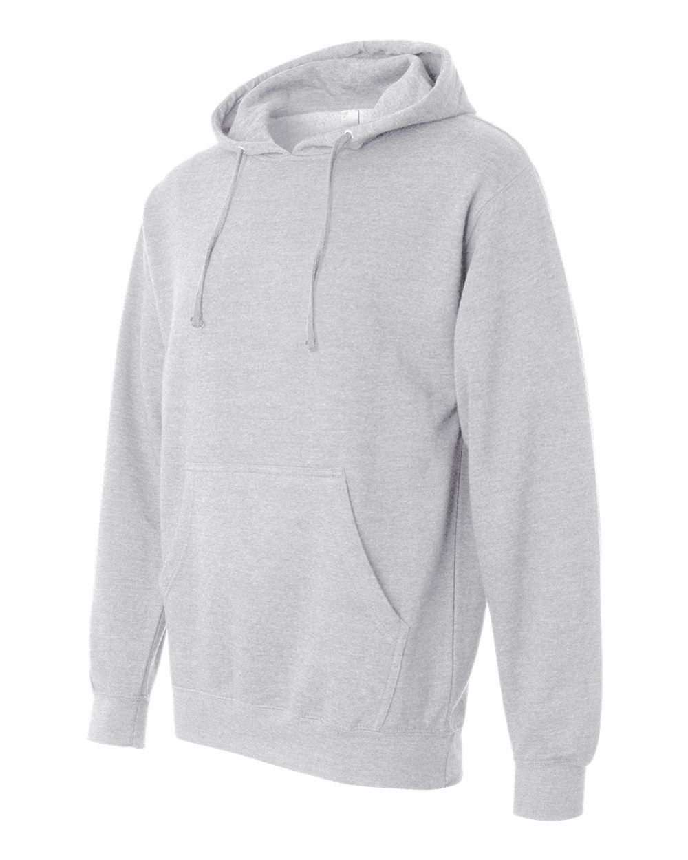 Unisex Midweight Hooded Sweatshirt - Side - B23676352 - Grey Heather
