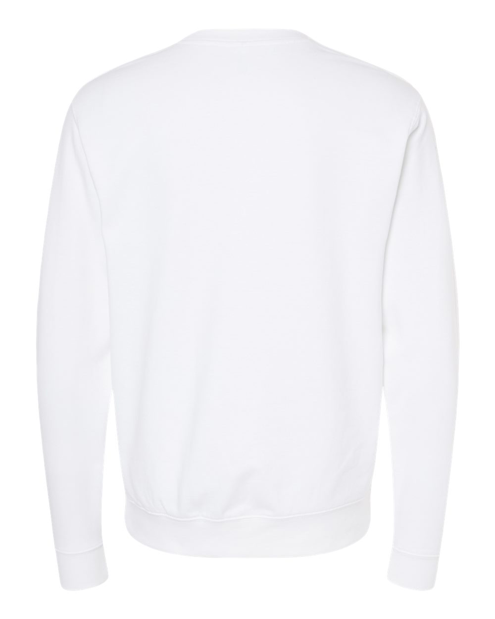 Unisex Midweight Crewneck Sweatshirt - Back - B83676002 - White